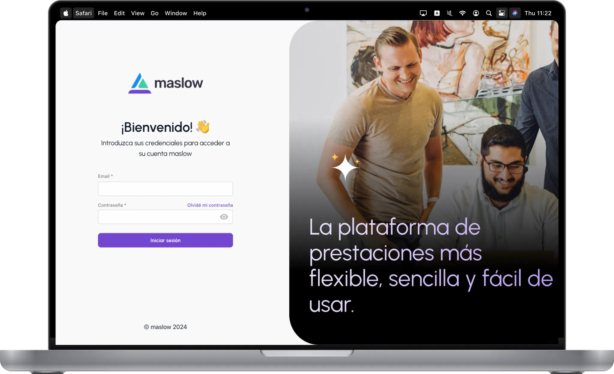 Maslow platform - La plataforma de prestaciones más flexible