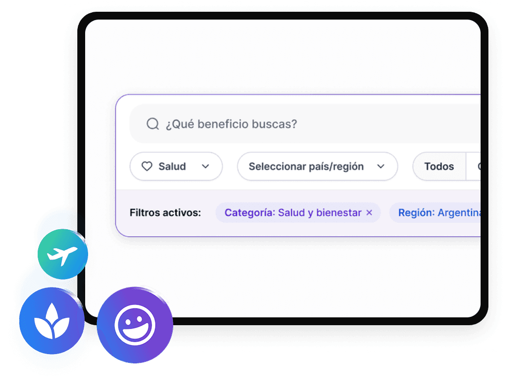 Búsqueda de beneficios en la plataforma Maslow