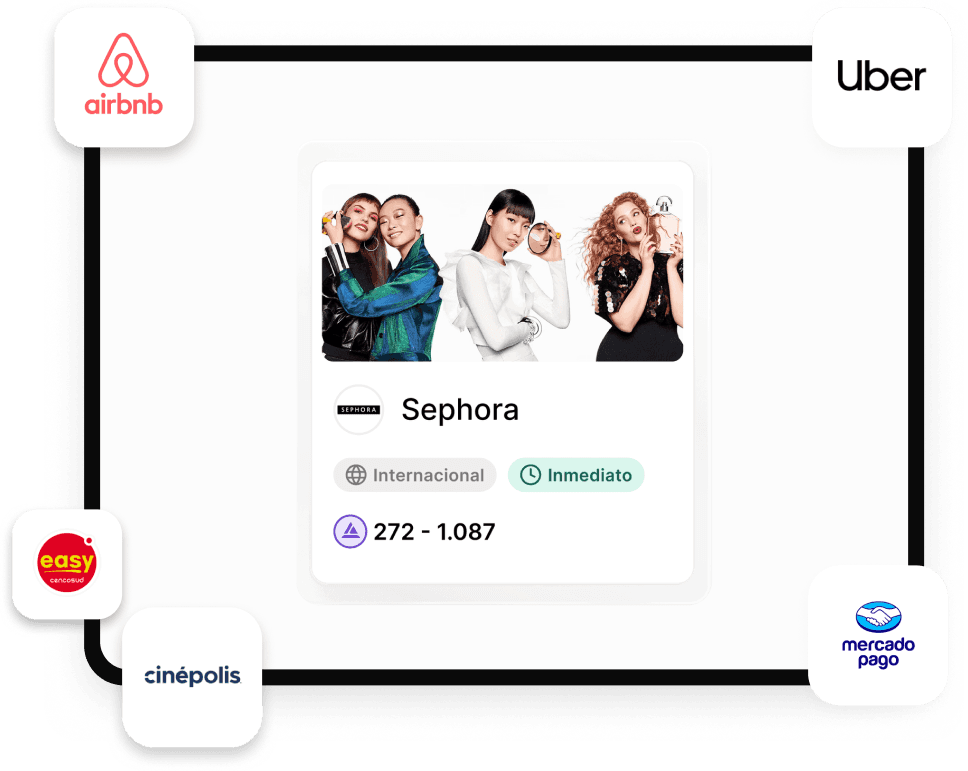 Catálogo de beneficios Sephora en la plataforma Maslow